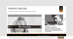 Desktop Screenshot of prensacorazon.com