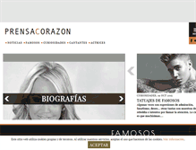 Tablet Screenshot of prensacorazon.com